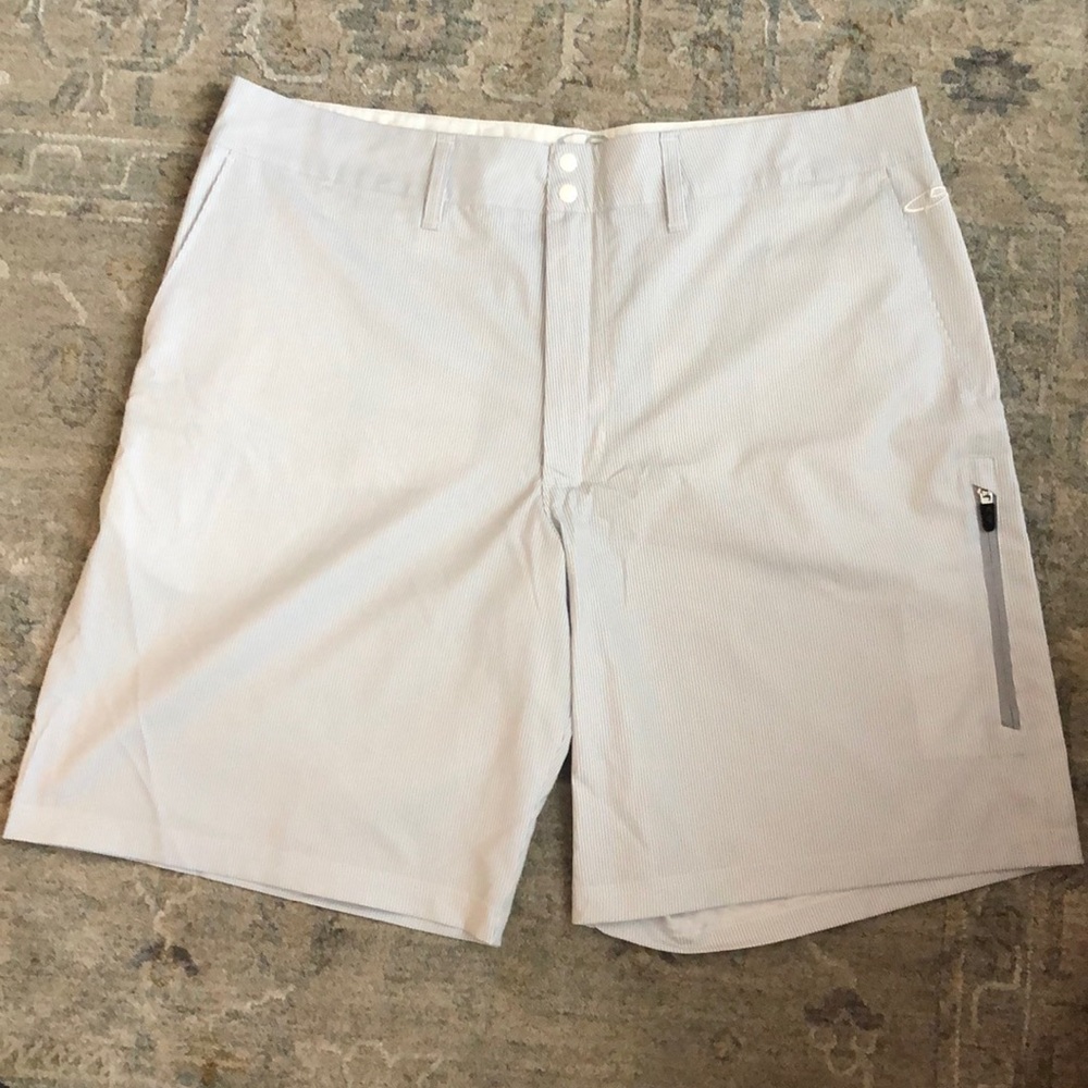NWOT Champion Blue and White Stripe Shorts